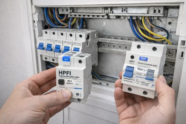 Arbejde med udskiftning af HPFI