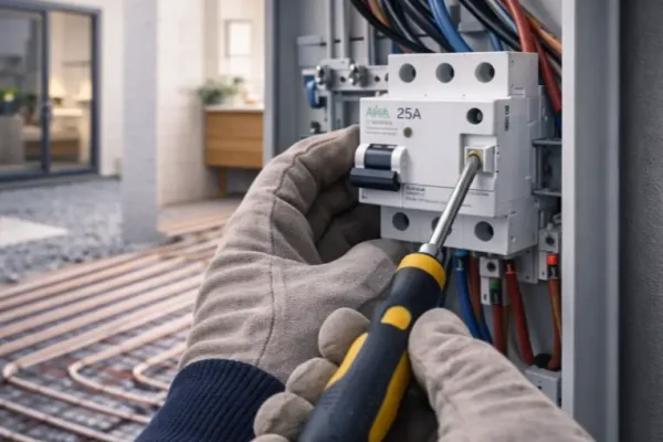 Installation af kontaktor