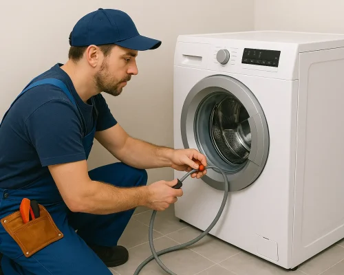 Installation af vaskemaskine udført af elektriker