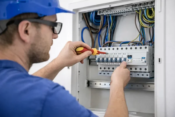 arbejde på eltavle